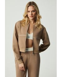 Grimelange - Crop Half Zip Sweatshirt - Lyst