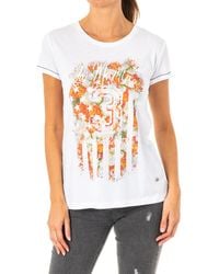 La Martina - Short Sleeve T-Shirt With Round Neck Lwr309 - Lyst