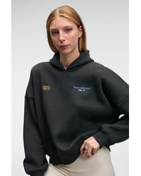 Grimelange - Oversized Hooded Printed Sweatshirt - Lyst