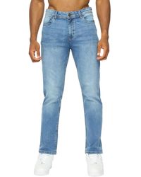 Duck and Cover - Janstar Straight Leg Jeans (Stone Wash) - Lyst