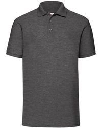 Fruit Of The Loom - 65/35 Pique Short Sleeve Polo Shirt - Lyst