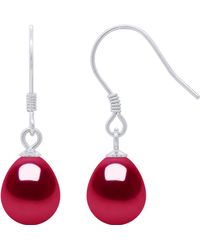 Ateliers Saint Germain - Earrings Real Cultured Freshwater Pearls Pear 8-9 Mm - Lyst