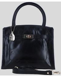 Ashwood Leather - Genuine Structured Handbag With Detachable Crossbody Strap - Lyst