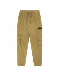 Nicce London - Stretch Waist Regular Fit Light Cargo Pants 211 1 20 03 0336 Cotton - Lyst