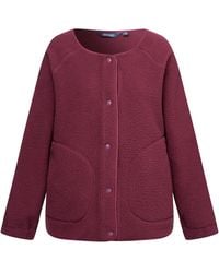 Regatta - Ladies Lea Borg Snap-Front Fleece (Fig) - Lyst