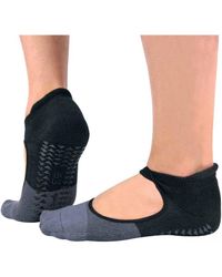 Sock Snob - 2 Pairs Ladies Non Slip Grip Low Cut Invisible Pilates Yoga Socks - Lyst