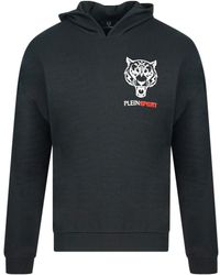 Philipp Plein - Block Tiger Logo Auf Brust Hoodie - Lyst