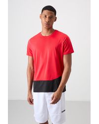 TOMMY LIFE - Color Blocked Crew Neck T-Shirt - Lyst