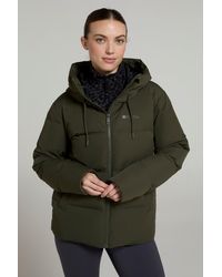 Mountain Warehouse - Cosy Extreme Short Down Jacket Water Resistant Hooded Puffer Winter Coat - Lyst