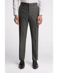 Ted Baker - Flat Fronted Slim Fit Suit Trousers - Lyst