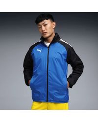 PUMA - Teamliga All Weather Rain Jacket Waterproof Coat 657245 - Lyst