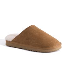 Aus Wooli - "Manly" Australien Schafsfell Wollpantoffeln, Tan - Lyst