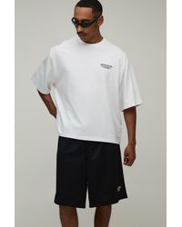BoohooMAN - Oversized Boxy Limited Edition T-Shirt & Mesh Short Set - Lyst