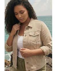 Roman - Curve Cotton Denim Jacket - Lyst