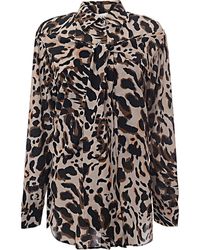 Raey - Cargo Pocket Tie Front Shirt - Lyst