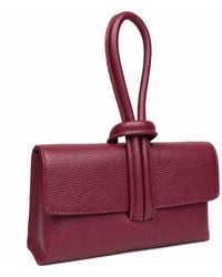 Woodland Leathers - Italian Leather Clutch Bag, Convertible Crossbody Shoulder Wristlet Purse - Lyst