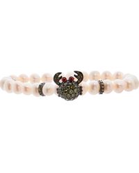 Lancaster - Jla-Br-Crab-3-Wh Ladies Bracelet - Lyst
