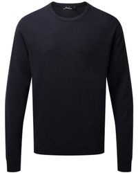 PREMIER - Knitted Cotton Crew Neck Sweatshirt () - Lyst