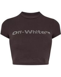 Off-White c/o Virgil Abloh - Bling Bounce 90S Fit Tee Dark Cotton - Lyst