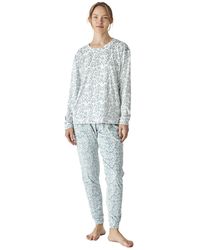J&j Brothers - Winter Pajamas Long Sleeve Velvet Jjbep1000 - Lyst