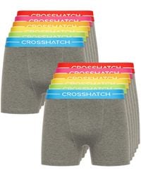 Crosshatch - Astral Boxer Shorts (Pack Of 12) Marl) - Lyst