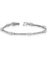 Bibei - Bracelet With Sparkling Cubic Zirconia, 925 Sterling Bipu022 - Lyst