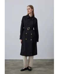 GUSTO - Tailored Classic Trench Coat - Lyst