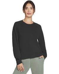 Skechers - Performance Skechluxe Elevate Crewneck Sweatshirt Rayon - Lyst