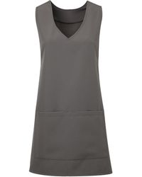 PREMIER - Ladies Wrap Around Sleeveless Tunic Apron (Dark) - Lyst