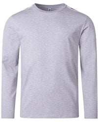 Moschino - Taped Shoulders T-Shirt Cotton - Lyst