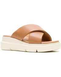 Hush Puppies - Uplift Leather Sandals - Lyst
