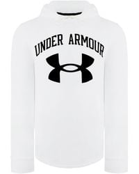 Under Armour - Rival Terry Big Logo Hoodie - Lyst