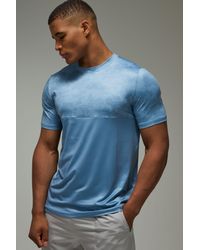 BoohooMAN - Active Regular Fit Camo Colour Block T-Shirt - Lyst