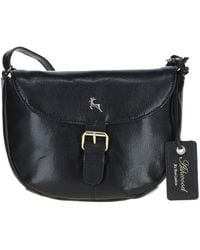 Ashwood Leather - Real Flap-Over Crossbody Bag - Lyst