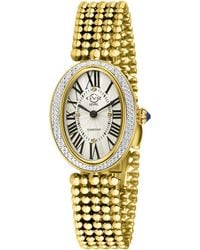 Gv2 - Piazza Navona Diamond Case/ Dial, 316L Stainless Steel Ip Bracelet Watch - Lyst