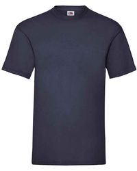 Fruit Of The Loom - Valueweight T-shirt (deep Navy) - Lyst
