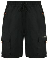 Nicce London - Stretch Waist Reflective Meru Cargo Shorts 211 1 06 05 0001 Cotton - Lyst