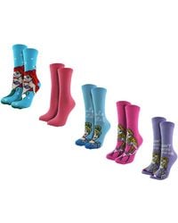 Disney - 5 Pairs Princess Socks For - Lyst