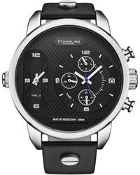 Stuhrling - Global Gmt 4052 Japanese Quartz 52Mm - Lyst