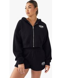 DSGN Studio - Collegiate Embroidered Sweat Short - Lyst