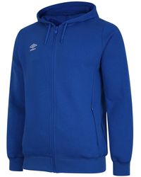 Umbro - Club Leisure Full Zip Hoodie (Royal/ - Lyst