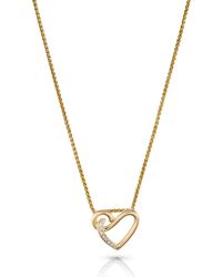 Orphelia - 'Ida' 925 Sterling Chain With Pendant - Lyst