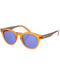 Calvin Klein - Acetate Sunglasses With Circular Shape Ck21527S - Lyst
