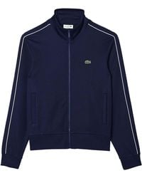 Lacoste - Parijs Pique Track Jacket (blauw) - Lyst
