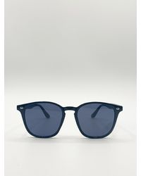 SVNX - Rounded Wayfarer Style Sunglasses - Lyst