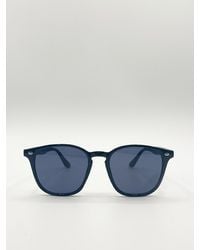 SVNX - Rounded Wayfarer Style Sunglasses - Lyst