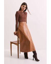 PRINCIPLES - Buckle Detail Ribbed Jersey Top Viscose - Lyst