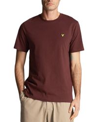 Lyle & Scott - Short Sleeve T Shirts Regular Fit Crew Neck Summer Cotton Tee - Lyst