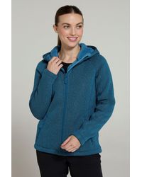 Mountain Warehouse - 'Nevis' Fur Lined Hoodie Full Zip Warm Cosy Jumper Cotton - Lyst
