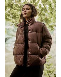 DSGN Studio - Sport Zip Through Puffer Coat - Lyst